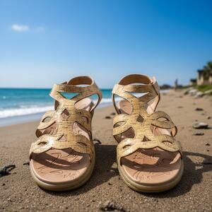 Baretraps QUILLAN Women's Sandals Natural Cork Beach Summer Vacation  Size 7.5M